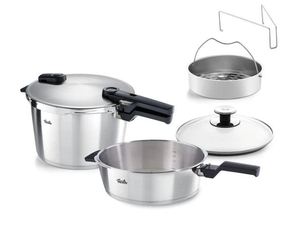 Fissler Vitaquick Premium Set Quattro Χύτρες Ταχύτητας 8lt + 4lt (60281011090)