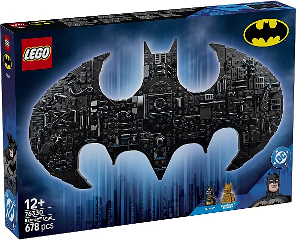 LEGO DC Batman Logo 678 Τεμάχια – Σετ Κατασκευής Διακοσμητικό Batman για 12+ Συλλεκτικό Super Heroes 76330