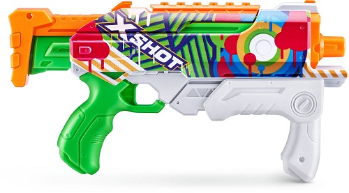 Zuru X-Shot Νεροπίστολο Skins Hyperload Fast-Fill-4 Σχέδια (11854)