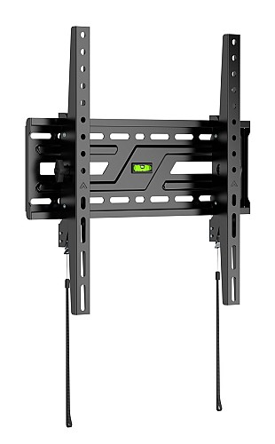 Powertech PT-1372 Βάση Τηλεόρασης Τοίχου έως 75 και 75kg Ασημί
