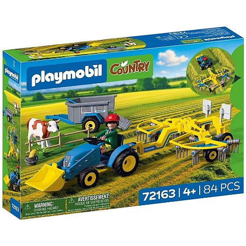 Playmobil Μικρό Τρακτέρ Με Χορτοσυλλέκτη (72163)