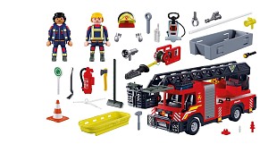 Playmobil City Action Πυροσβεστικό Όχημα Με Σκάλα & Καλάθι για 4 ετών,72192