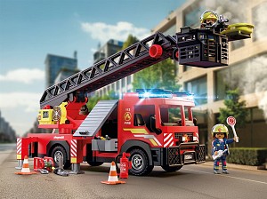 Playmobil City Action Πυροσβεστικό Όχημα Με Σκάλα & Καλάθι για 4 ετών,72192