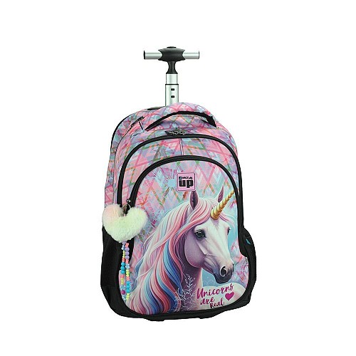 Back Me Up Τσάντα Δημοτικού Trolley Pastel Unicorn 357-41074