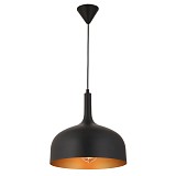 Φωτιστικό Κρεμαστό ArteLibre TITU Μαύρο Μέταλλο 30x82cm 14780170