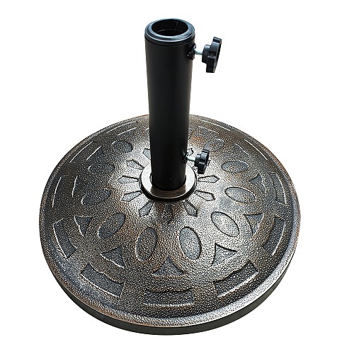 Βάση Ομπρέλας ArteLibre SOCOTRA 15kg Μαύρο Τσιμέντο/Πλαστικό 48x8cm 14660077