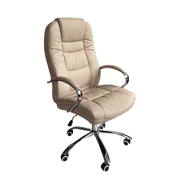 Καρέκλα Γραφείου ArteLibre FALKIRK Μπεζ PU 72x64.5x115-123cm 14750012