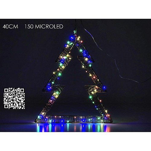 ArteLibre Δέντρο Φωτιζόμενο 150 Micro LED RGB 40cm 06510733