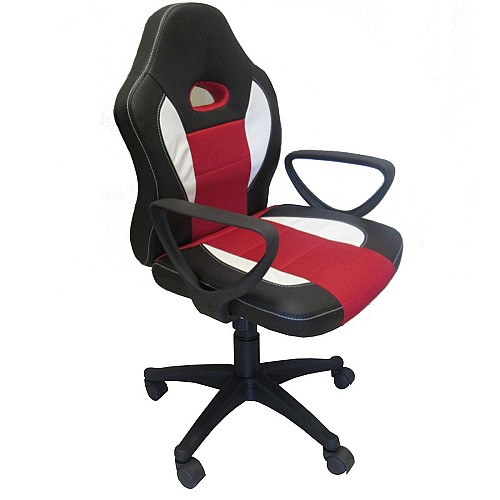 Καρέκλα Γραφείου ArteLibre Gaming ΔΩPOΘEA Μαύρο/Κόκκινο 58x60x90-100cm 14240014