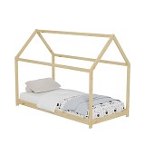 B2bmarkt ΚΡΕΒΑΤΙ ΠΑΙΔΙΚΟ PEPE HM678.01 τ.MONTESSORI ΞΥΛΟ ΠΕΥΚΟ ΦΥΣΙΚΟ- 140x70εκ