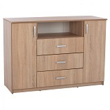 B2bmarkt ΜΠΟΥΦΕΣ ΜΕ 2 ΝΤΟΥΛΑΠΙΑ Κ 3 ΣΥΡΤΑΡΙΑ ADLER SONAMA OAK HM2430 120X45X85Yεκ.