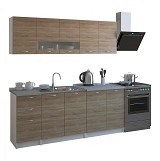 B2bmarkt ΣΥΝΘΕΣΗ ΚΟΥΖΙΝΑΣ BENTLEE ΜΕΛΑΜΙΝΗ SONAMA-ΛΕΥΚΟ HM2443 200x46-29,2 εκ.