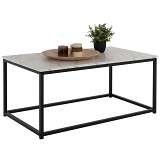 B2bmarkt ΤΡΑΠΕΖΙ ΣΑΛΟΝΙΟΥ SAFFRON HM8975.12 ΜΕΛΑΜΙΝΗ ΛΕΥΚΟ ΜΑΡΜΑΡΟ 95x55x43Υεκ.