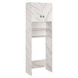 B2bmarkt ΕΠΙΠΛΟ ΠΛΥΝΤΗΡΙΟΥ ΜΕ ΡΑΦΙΑ&ΝΤΟΥΛΑΠΙ TERRY ΛΕΥΚΟ ΜΑΡΜΑΡΟ ΕΦΕ HM9122.12 64Χ29Χ181Υεκ.