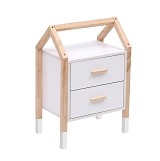 B2bmarkt ΚΟΜΟΔΙΝΟ ΠΑΙΔΙΚΟ PEPE HM2489.03 ΛΕΥΚΗ ΜΕΛΑΜΙΝΗ-ΠΕΥΚΟ ΣΕ ΦΥΣΙΚΟ 46x30x67Υεκ.