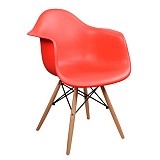 ΠΟΛΥΘΡΟΝΑ ΜΕ ΞΥΛΙΝΑ ΠΟΔΙΑ & ΚΑΘΙΣΜΑ ΚΟΚΚΙΝΟ MIRTO HM005.04