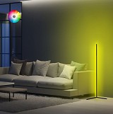 B2bmarkt ΦΩΤΙΣΤΙΚΟ ΔΑΠΕΔΟΥ ΜΑΥΡΟ ΜΕ RGB LED & ΑΣΥΡΜΑΤΟ ΧΕΙΡΙΣΤΗΡΙΟ HM7309 30x30x120 εκ.