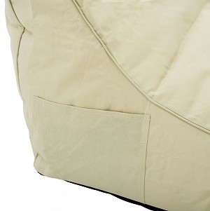 B2bmarkt ΠΟΥΦ BLOOM ΑΔΙΑΒΡΟΧΟ HM5111.11 ΜΠΕΖ 106x70x61Υ εκ.