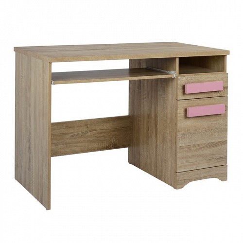 ΓΡΑΦΕΙΟ PLAYROOM SONAMA+ ΡΟΖ ΧΕΡΟΥΛΙ HM333+HM336.02 110X55X76.5 HM11154