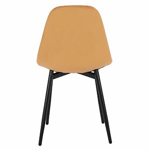 B2bmarkt ΚΑΡΕΚΛΑ LEONARDO ΒΕΛΟΥΔΟ ΧΡΥΣΟ ΜΕ ΜΕΤΑΛΛΙΚΑ ΠΟΔΙΑ 45x47x87Υ εκ. HM00100.09
