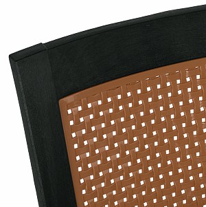 B2bmarkt ΠΟΛΥΘΡΟΝΑ ΠΟΛΥΠΡΟΠΥΛΕΝΙΟΥ HM5594.05 ΣΕ ΧΡΩΜΑ ΚΥΠΑΡΙΣΣΙ ΜΕ ΔΙΑΤΡΗΤΗ ΠΛΑΤΗ 59x59x88cm