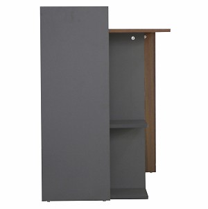 B2bmarkt ΓΡΑΦΕΙΟ ΜΕΛΑΜΙΝΗΣ HM8994.01 ΚΑΡΥΔΙ ΓΚΡΙ 112x55x85Y εκ.