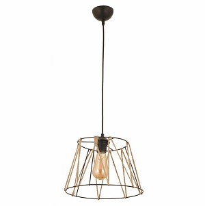 B2bmarkt ΦΩΤΙΣΤΙΚΟ ΟΡΟΦΗΣ ΜΕΤΑΛΛΙΚΟ ΜΑΥΡΟ ΜΕ ΣΧΟΙΝΙ ΜΠΕΖ HM7566.01 Φ30x81Υ εκ.