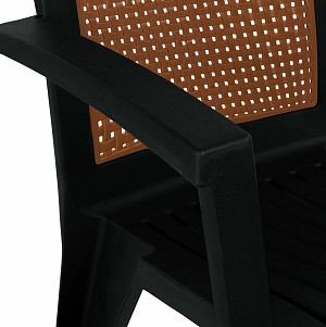 B2bmarkt ΠΟΛΥΘΡΟΝΑ ΠΟΛΥΠΡΟΠΥΛΕΝΙΟΥ HM5594.05 ΣΕ ΧΡΩΜΑ ΚΥΠΑΡΙΣΣΙ ΜΕ ΔΙΑΤΡΗΤΗ ΠΛΑΤΗ 59x59x88cm