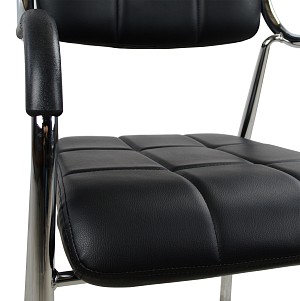 ΚΑΡΕΚΛΑ ΕΠΙΣΚΕΠΤΗ ΓΡΑΦΕΙΟΥ HM1018.01 ΜΑΥΡΟ PU