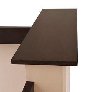 ΓΡΑΦΕΙΟ ΥΠΟΔΟΧΗΣ 240X82 WENGE ΜΠΕΖ HM2068.01