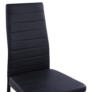 B2bmarkt ΚΑΡΕΚΛΑ ΜΕΤΑΛΛΙΚΗ LADY HM0037.12 ΜΑΥΡΟ PU ΜΕΤΑΛΛΙΚΟ ΣΚΕΛΕΤΟ K/D 40x48x95 εκ.