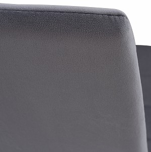 B2bmarkt ΚΑΡΕΚΛΑ ΜΕΤΑΛΛΙΚΗ LADY HM0037.31 ΓΚΡΙ ΒΕΛΟΥΔΟ ME ΜΕΤΑΛΛΙΚΟ ΣΚΕΛΕΤΟ K/D
