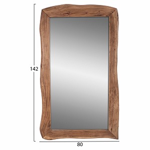 B2bmarkt ΚΑΘΡΕΠΤΗΣ ZION ΑΠΟ ΜΑΣΙΦ ΞΥΛΟ ΑΚΑΚΙΑΣ ΦΥΣΙΚΟ 142Χ80Χ4εκ.HM8186.11