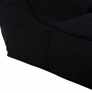 B2bmarkt ΠΟΥΦ TANEA HM5807.04 ΜΑΥΡΟ ΜΕ UV PROTECTION 190x80x60Υ εκ.