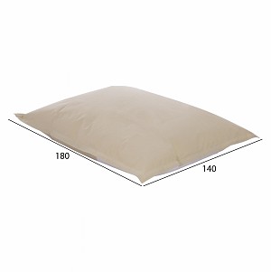 B2bmarkt ΠΟΥΦ ANSHU HM5808.01 ΜΠΕΖ 140x180 εκ.