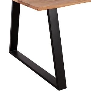 B2bmarkt ΤΡΑΠΕΖΙ ΤΡΑΠΕΖΑΡΙΑΣ SOFIA SLIM HM8500.11 ΜΑΣΙΦ ΞΥΛΟ ΑΚΑΚΙΑΣ 160x90x76Υ εκ.