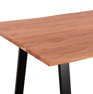 B2bmarkt ΤΡΑΠΕΖΙ ΤΡΑΠΕΖΑΡΙΑΣ SOFIA SLIM HM8501.11 ΑΠΟ ΜΑΣΙΦ ΞΥΛΟ ΑΚΑΚΙΑΣ 200x100x77Υ εκ.