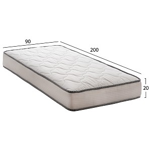 B2bmarkt ΣΤΡΩΜΑ DREAMTOPIA ΣΕΙΡΑ ATLAS HM654.90-200 BONNELL SPRING 90x200 εκ.