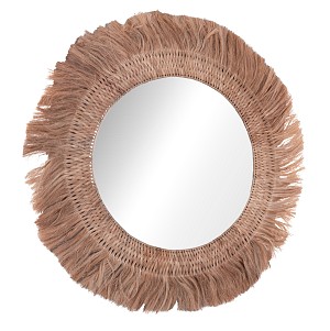 B2bmarkt ΚΑΘΡΕΠΤΗΣ ΤΟΙΧΟΥ ΣΤΡΟΓΓΥΛΟΣ ΜΕ ΙΝΕΣ ΑΜΠΑΚΑ ΣΕ ΧΡΩΜΑ ΦΥΣΙΚΟ 120x4x120Yεκ.HM7747