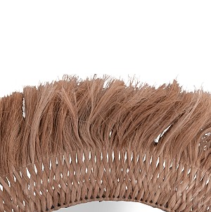 B2bmarkt ΚΑΘΡΕΠΤΗΣ ΤΟΙΧΟΥ ΣΤΡΟΓΓΥΛΟΣ ΜΕ ΙΝΕΣ ΑΜΠΑΚΑ ΣΕ ΧΡΩΜΑ ΦΥΣΙΚΟ 120x4x120Yεκ.HM7747