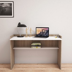 B2bmarkt ΓΡΑΦΕΙΟ ΜΕΛΑΜΙΝΗΣ SONAMA ΛΕΥΚΟ 118x58x80Υεκ.HM9227.12
