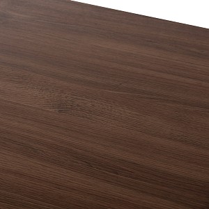 B2bmarkt ΤΡΑΠΕΖΙ ΤΡΑΠΕΖΑΡΙΑΣ JAY HM9531 MDF ΚΑΡΥΔΙ-ΜΑΥΡA ΜΕΤΑΛΛΙΚΑ ΠΟΔΙΑ 120x70x76Υεκ.