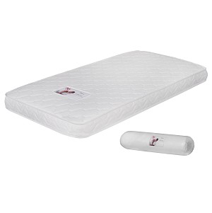 B2bmarkt ΣΤΡΩΜΑ ΜΕ FOAM ΧΩΡΙΣ ΕΛΑΤΗΡΙΑ JORDY 90X200 HM374.10  (ROLL PACKING) ΛΕΥΚΟ