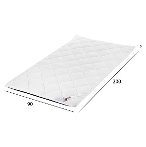 B2bmarkt ΑΝΩΣΤΡΩΜΑ HM670.07 ΜΕ FOAM ΛΕΥΚΟ 90x200x5Y εκ.