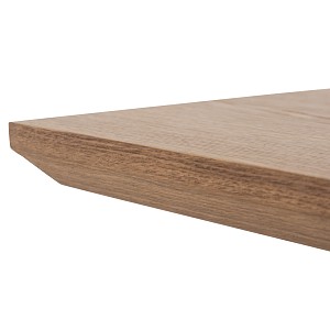 B2bmarkt ΤΡΑΠΕΖΙ PAOLO HM9853 MDF ΜΕ ΚΑΠΛΑΜΑ ΦΡΑΞΙΝΟΥ-ΠΟΔΙΑ RUBBERWOOD-ΦΥΣΙΚΟ 180x90x75Yεκ