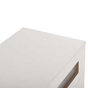 B2bmarkt ΣΥΡΤΑΡΙΕΡΑ ΜΕΛΑΜΙΝΗΣ THORGAN HM9880.03 4 ΣΥΡΤΑΡΙΑ-ΛΕΥΚΟ ΧΡΩΜΑ 80Χ40Χ83Υεκ