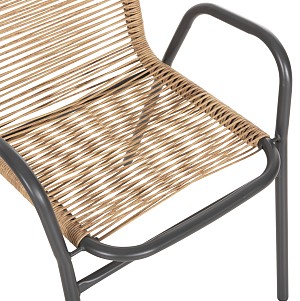 B2bmarkt ΠΟΛΥΘΡΟΝΑ ΕΞ.ΧΩΡΟΥ AVRIL HM5968.02 ΜΕΤΑΛΛΟ ΓΚΡΙ- ΣΥΝΘ.RATTAN ΣΕ ΦΥΣΙΚΟ 54,5x56x78Υ εκ.