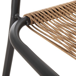 B2bmarkt ΠΟΛΥΘΡΟΝΑ ΕΞ.ΧΩΡΟΥ AVRIL HM5968.02 ΜΕΤΑΛΛΟ ΓΚΡΙ- ΣΥΝΘ.RATTAN ΣΕ ΦΥΣΙΚΟ 54,5x56x78Υ εκ.