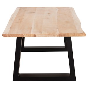 B2bmarkt ΤΡΑΠΕΖΙ ΣΑΛΟΝΙΟΥ SOFIA SLIM HM8502.21 ΞΥΛΟ ΑΚΑΚΙΑΣ ΣΕ ΑΝΟΙΧΤΟ ΦΥΣΙΚΟ 115x65x45Υεκ.