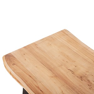B2bmarkt ΤΡΑΠΕΖΙ ΣΑΛΟΝΙΟΥ MONTANA HM8166.21 ΠΑΧΟΣ 4εκ. ΞΥΛΟ ΑΚΑΚΙΑΣ ΑΝΟΙΧΤΟ ΦΥΣΙΚΟ 115x65x45Yεκ